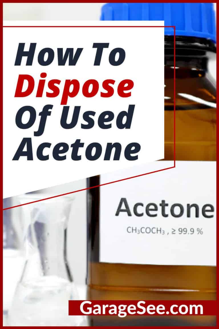 How To Dispose Of Used Acetone