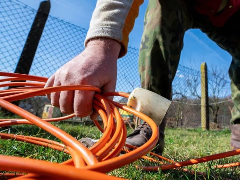 How To Bury Extension Cord
