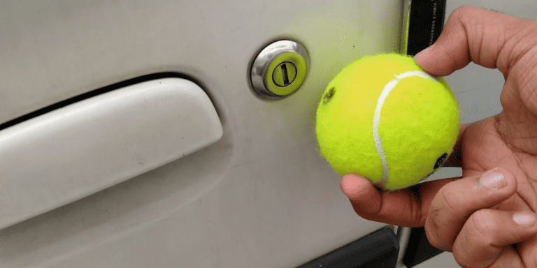 How To Open Car Door With Tennis Ball