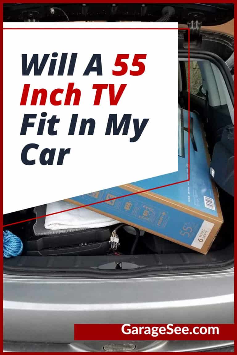 Will A 55 Inch TV Fit In My Car