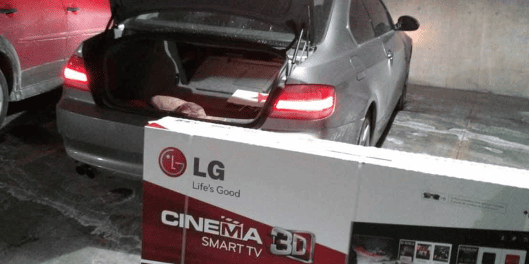 Will A 55 Inch TV Fit In My Car