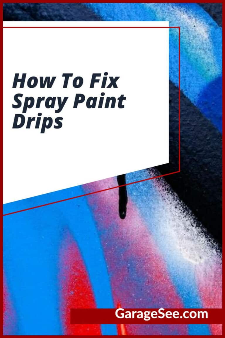 How To Fix Spray Paint Drips