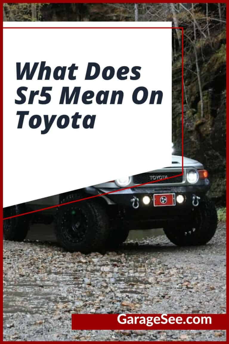 What Does SR5 Mean On Toyota