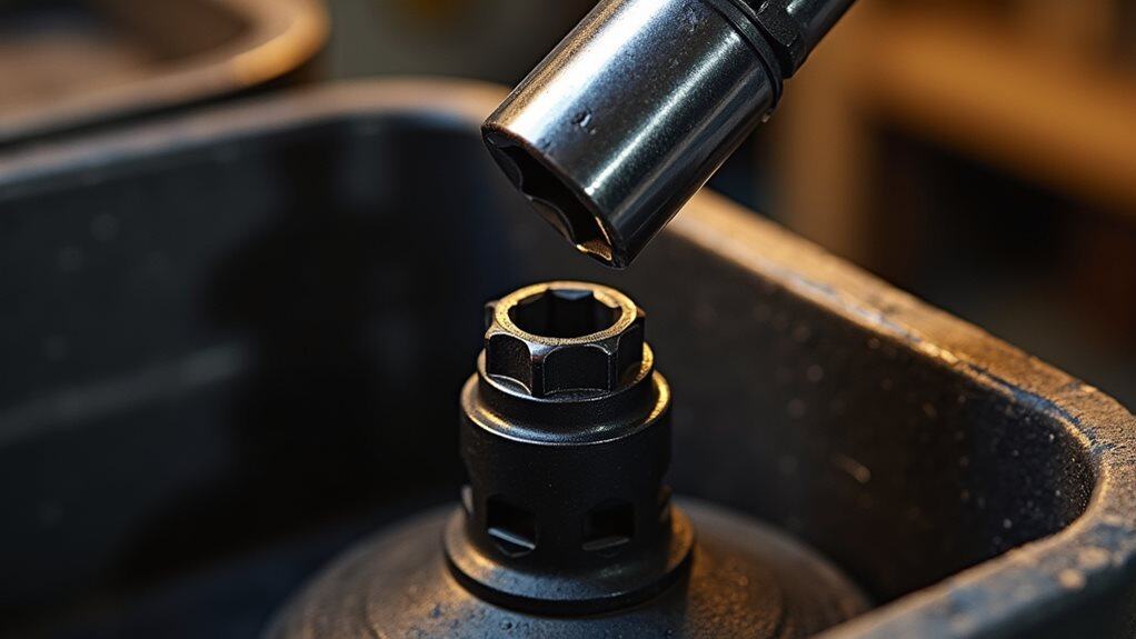 common oil drain socket sizes