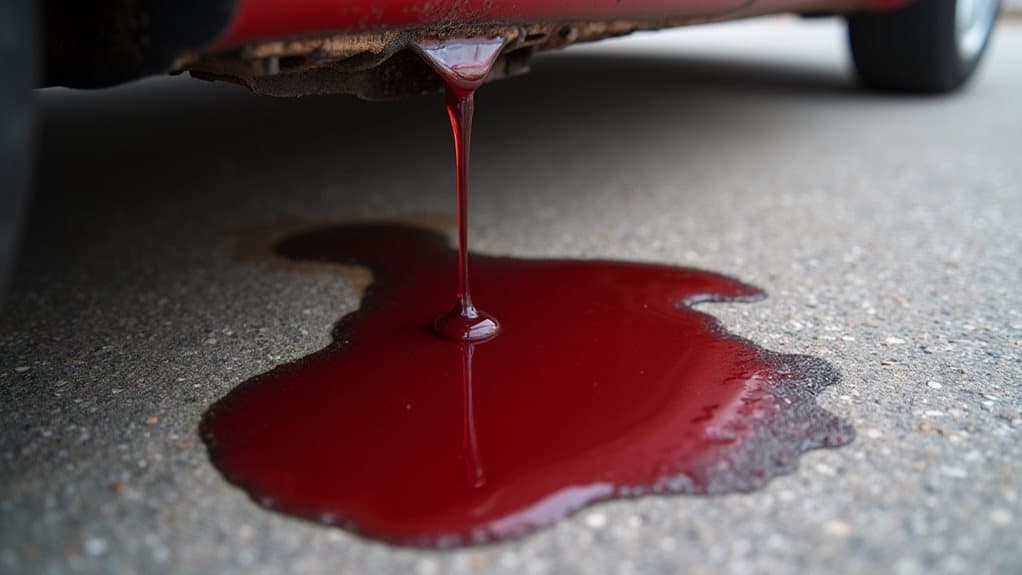 inspect for transmission leaks