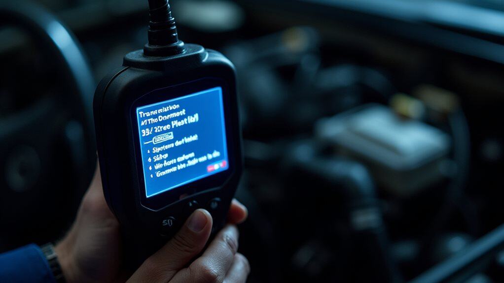 scan for transmission error codes