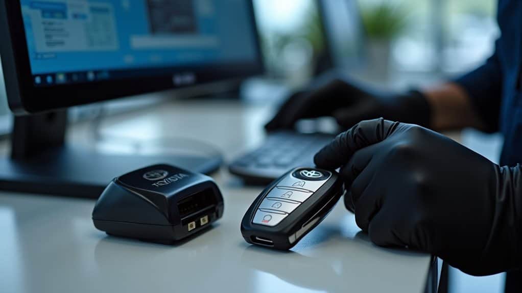 toyota key programming process