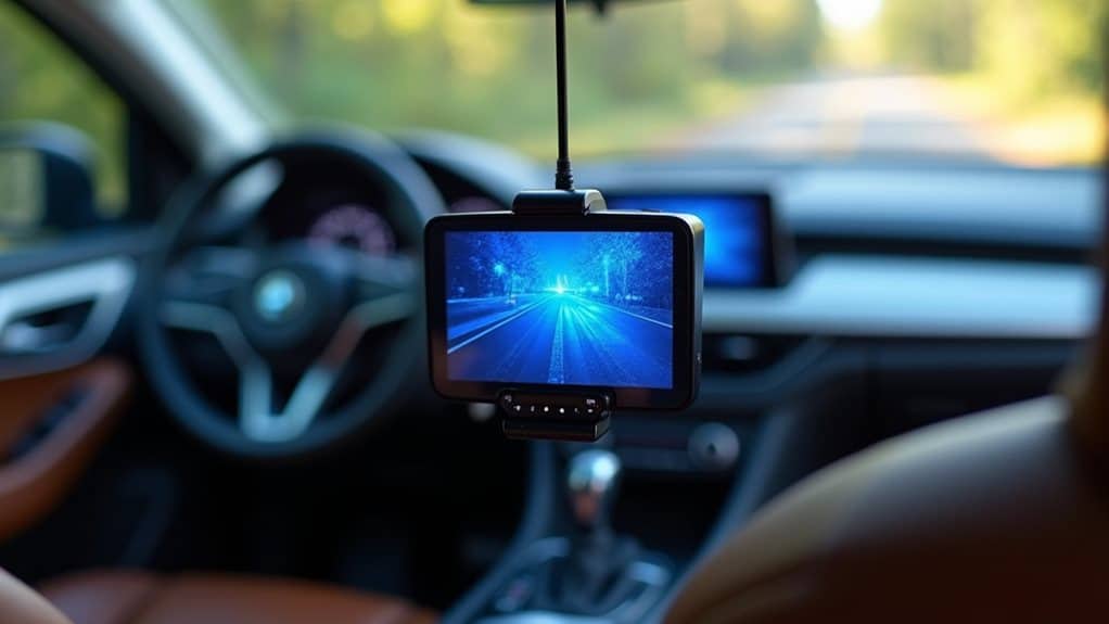 backup camera blue screen