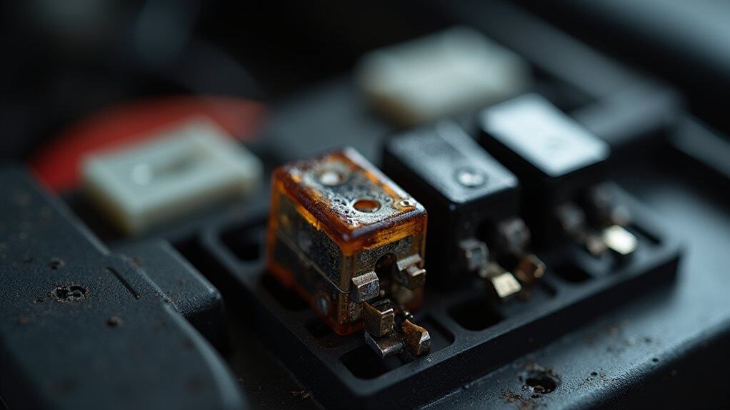 blown fuse mimics battery failure