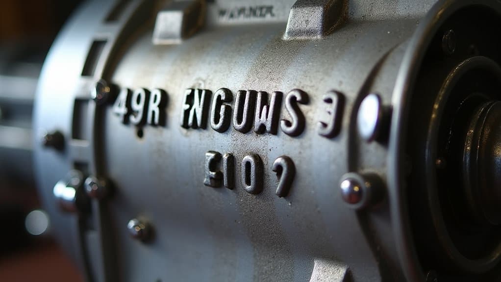 borg warner transmission identification tags