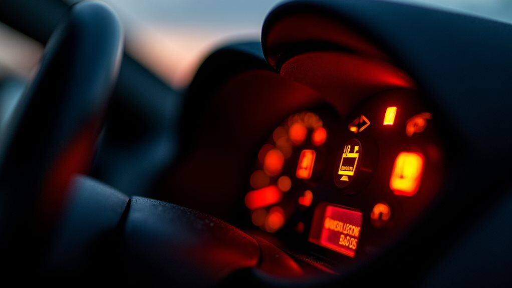 dashboard warning light cascade