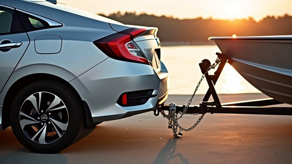 honda civic towing capacity