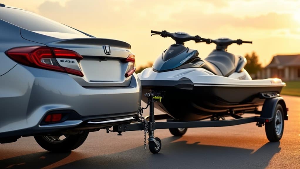 honda civic towing capacity