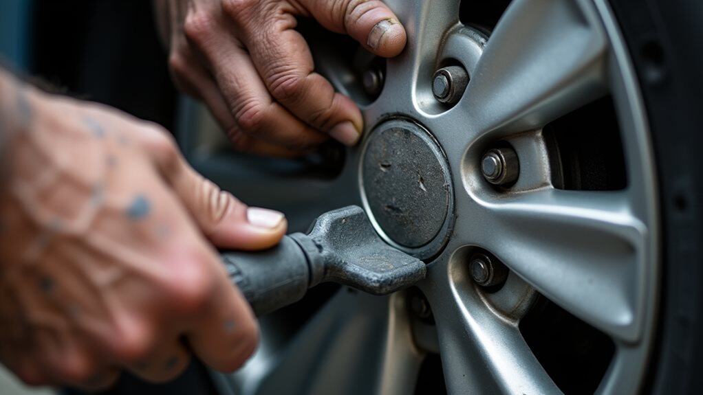 hubcap removal and reinstallation