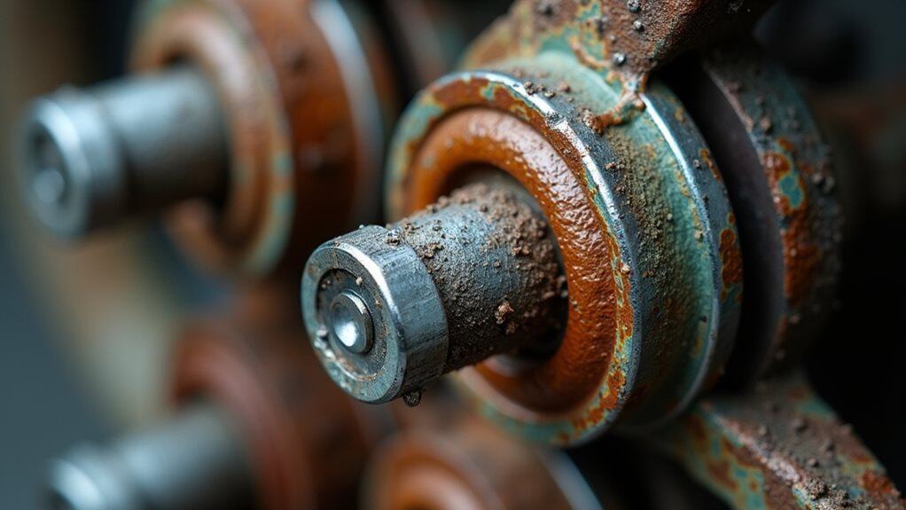 moisture causes brake corrosion