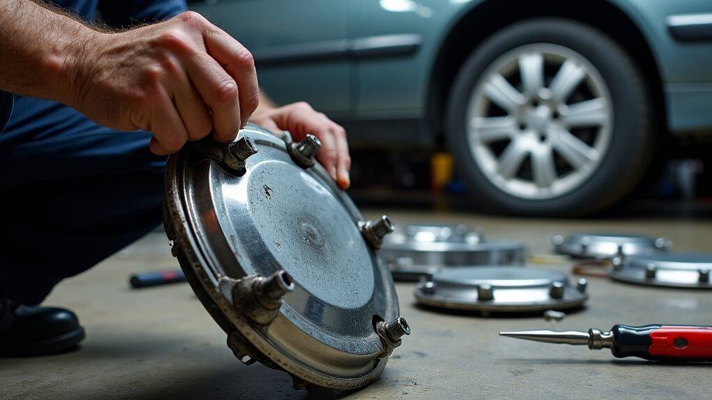 regular hubcap maintenance checks