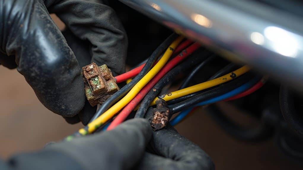 repair damaged wiring connectors