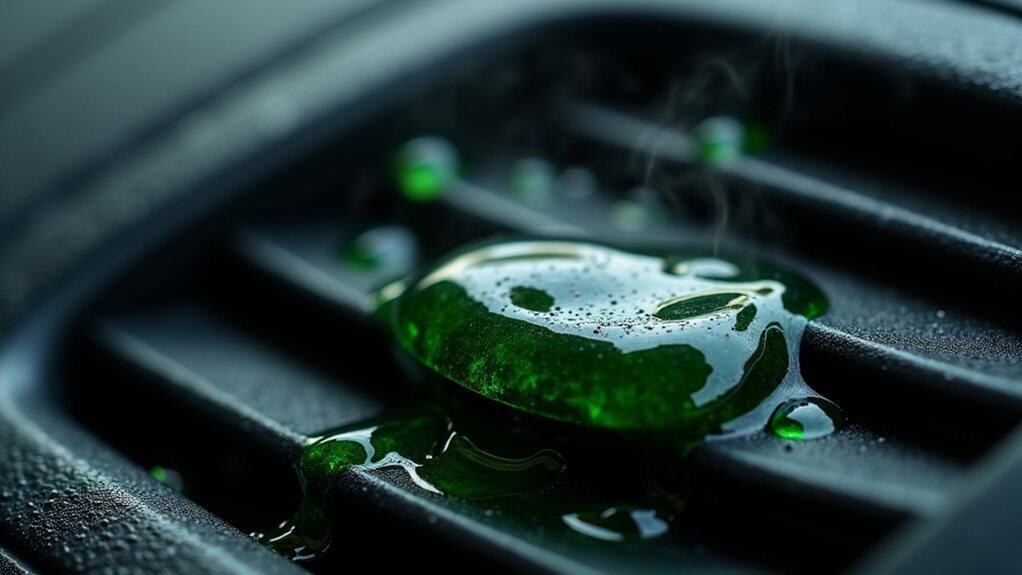 toxic coolant leak odor