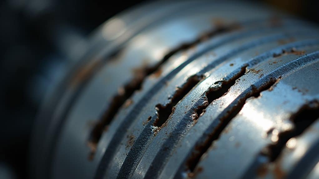 grooves scratches seal failure