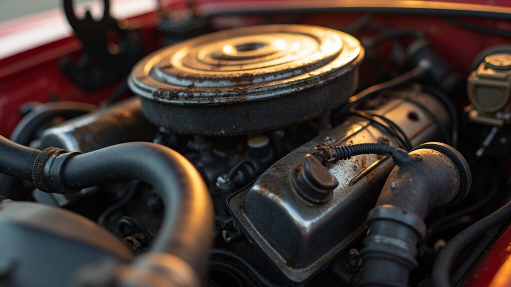 over advanced timing reduces efficiency