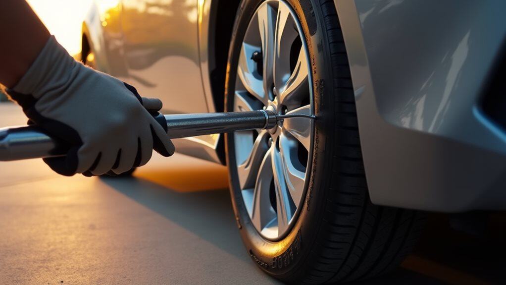 torque wheels to 76 ft lb