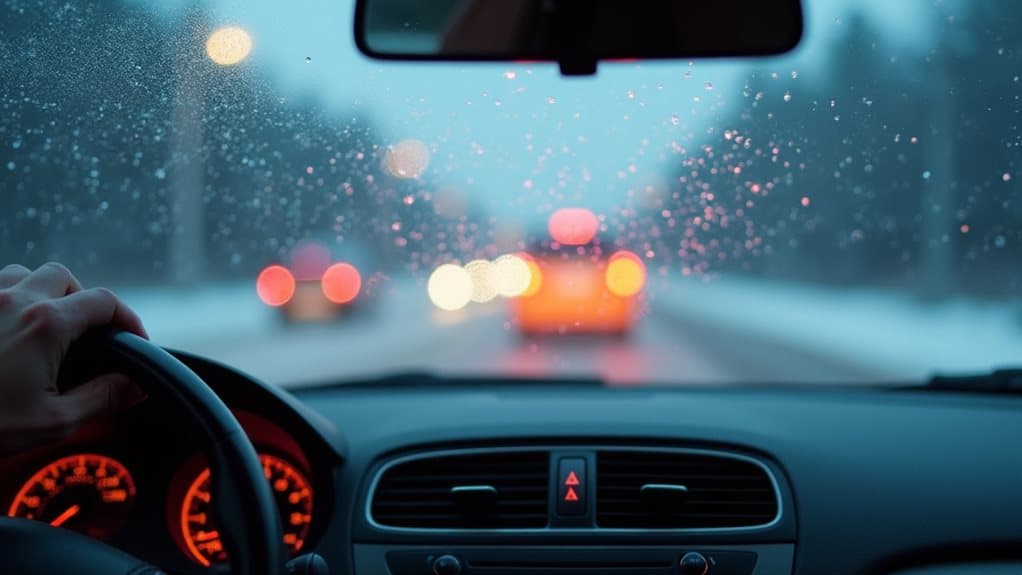 warm cabin meets cold glass