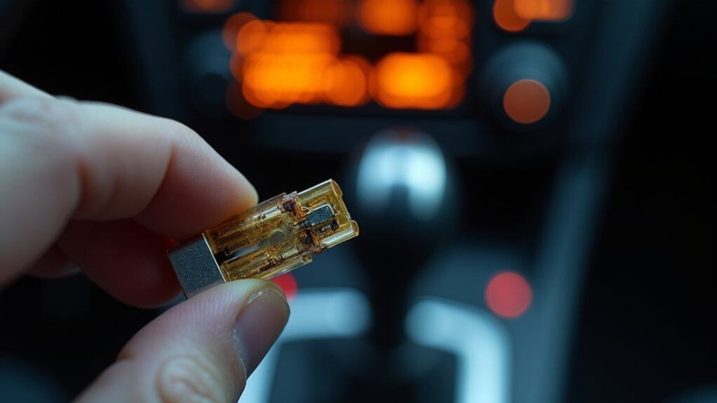 blown fuse causes transmission failure