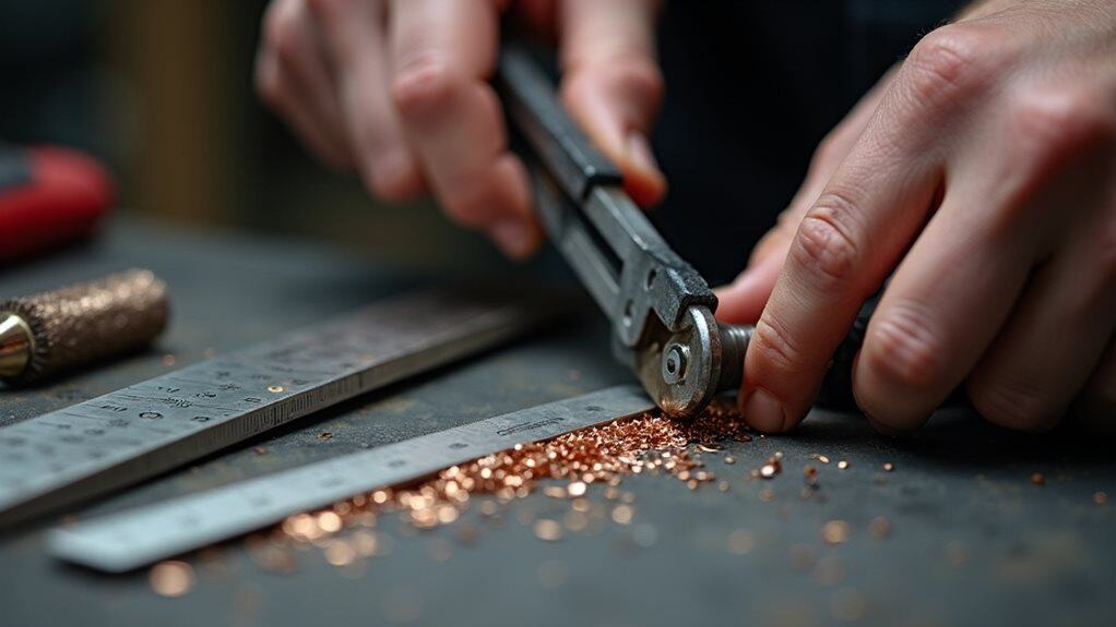 cut deburr clean straighten