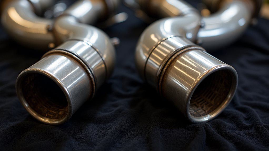 downpipe integrated catalytic converter efficiency