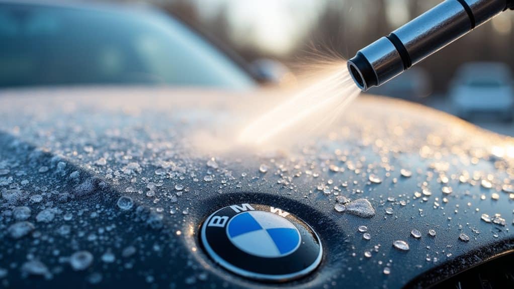 heated washers and insulated windshield