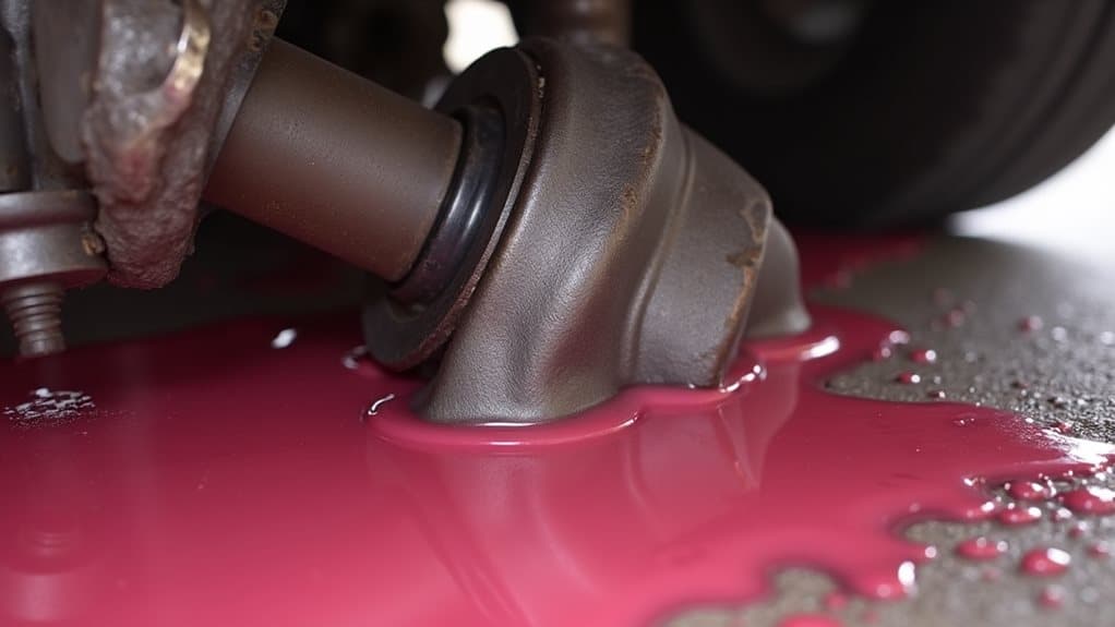 improperly seated axle leaks