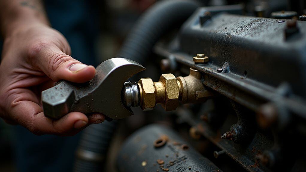 locate and loosen pump bleeders