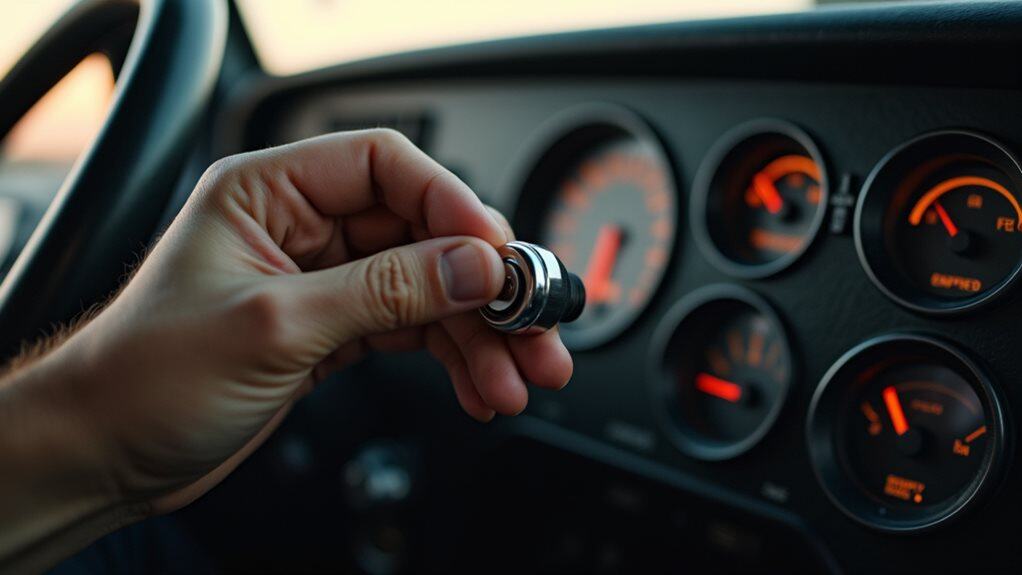 short steady cranking bursts