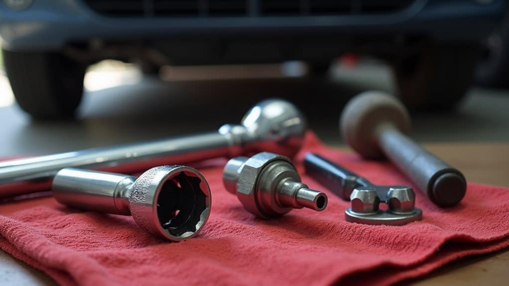 tools for stuck oil plug