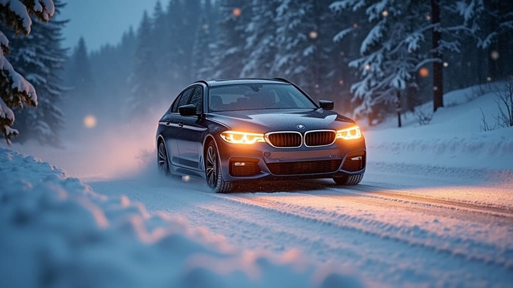 winter vehicle traction and braking
