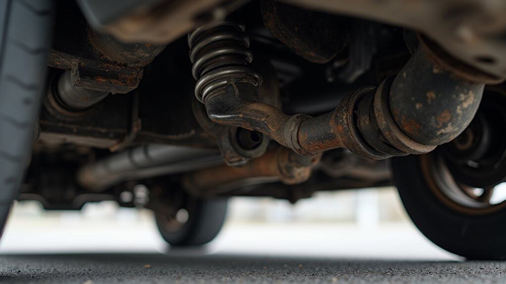 worn suspension causing excessive bounce