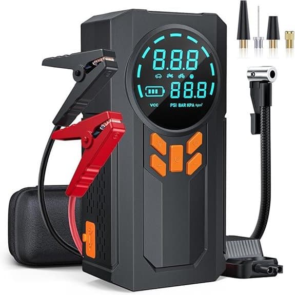 Jump Starter with Air Compressor 5000A 160PSI