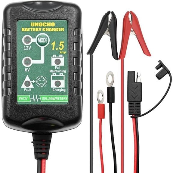 6V 12V Automatic Battery Charger and Maintainer