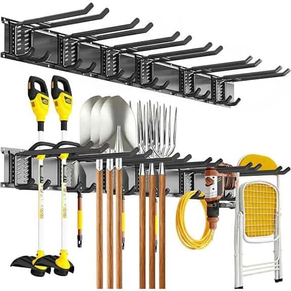 48 Heavy-Duty Garage Tool Organizer Wall Mount