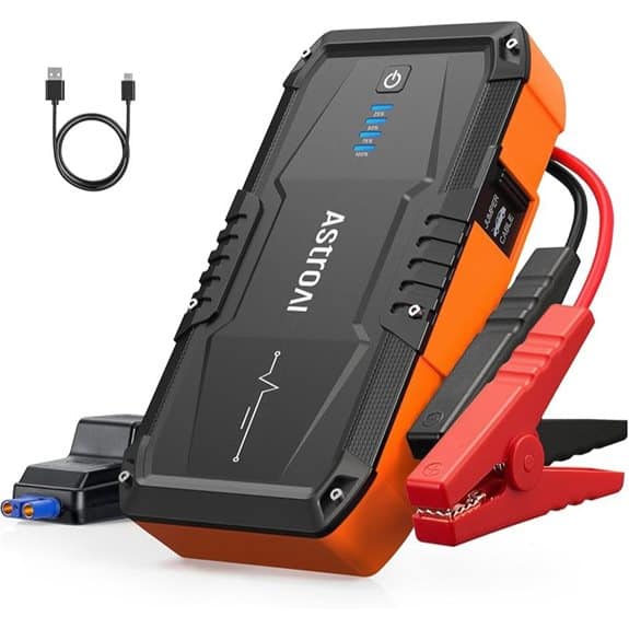 AstroAI S8 Car Battery Jump Starter (Orange)