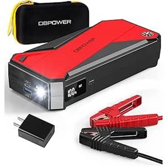 DBPOWER 3000A Portable Car Jump Starter Battery Booster