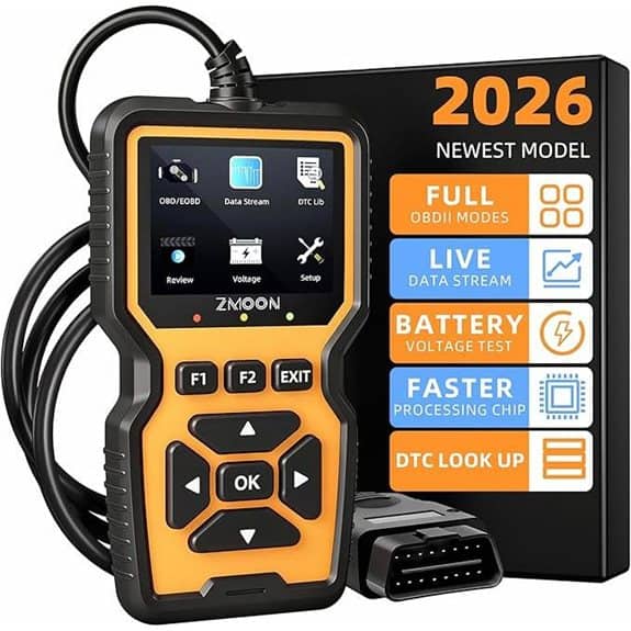 ZMOON ZM201 Professional OBD2 Scanner Diagnostic Tool