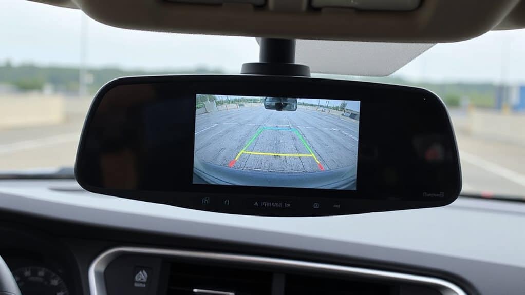 backup camera grid disappearance