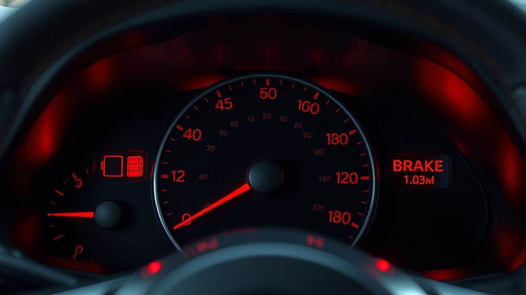 brake light indicates charging failure