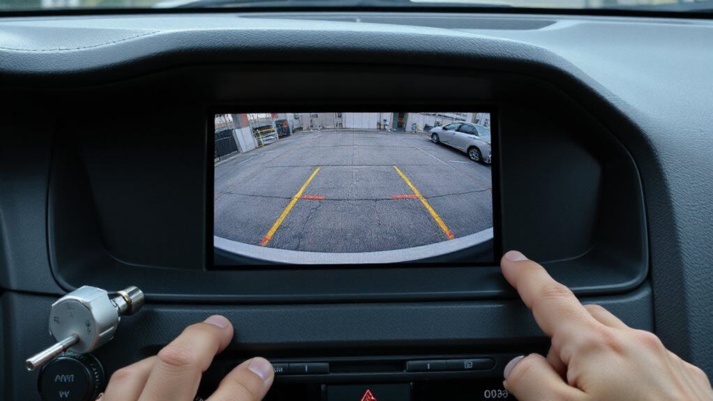calibrate backup camera alignment