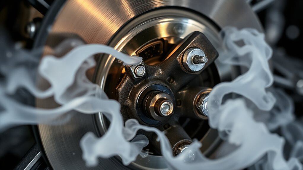 caliper piston seized overheating