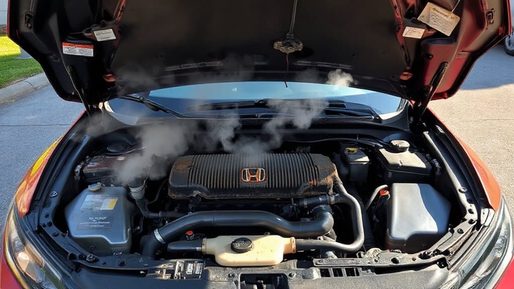 honda civic cooling failure