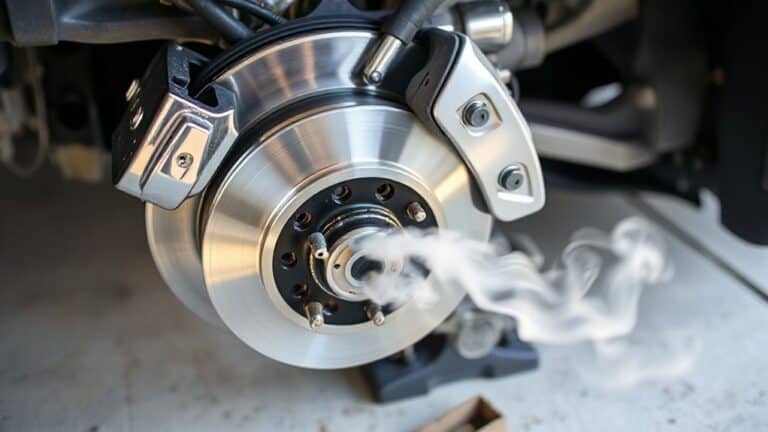 newly replaced brakes smoking