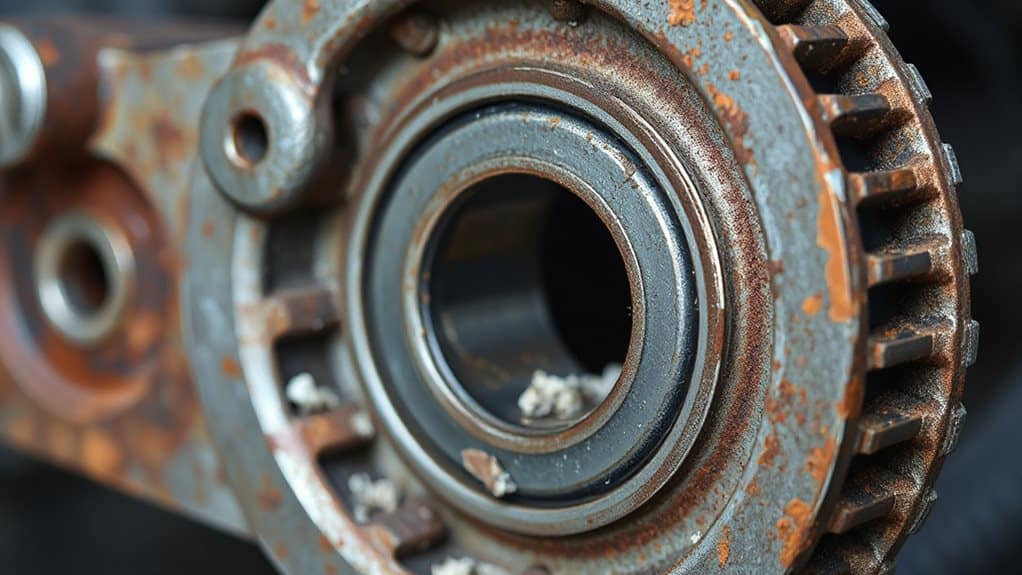 water pump bearing failure