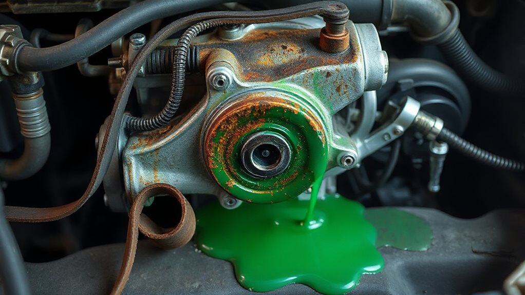 water pump circulation failure